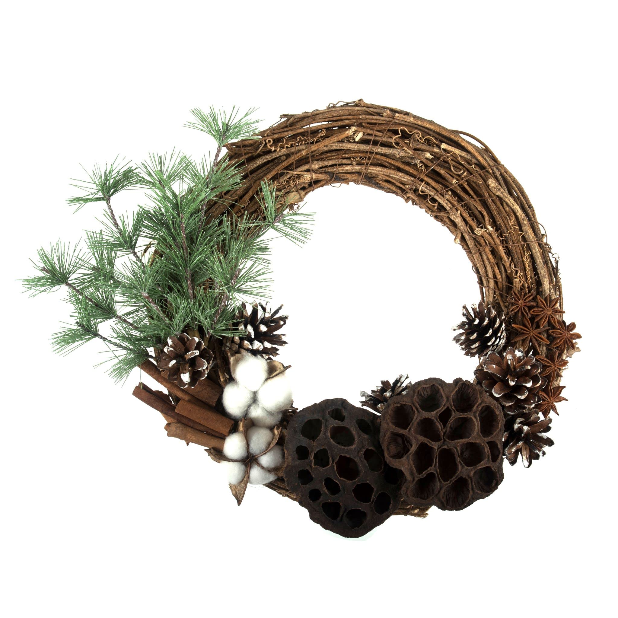 Trimits Make Your Own Wreath Kit, Festival Foliage, 30cm BW30/FRAG — image 1