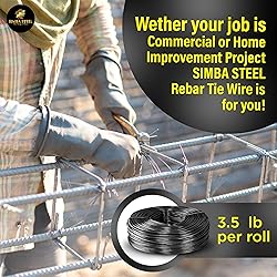 SIMBA STEEL - Rebar Tie Wire | 16 Gauge | Black