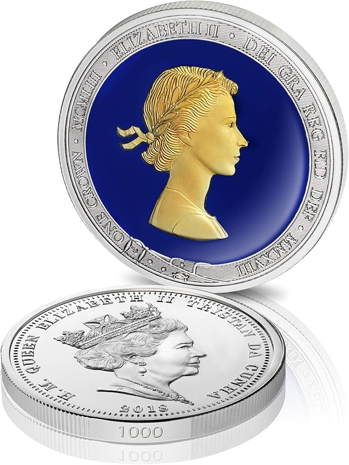 The Bradford Exchange The Queen's Sapphire Coronation Jubilee Double