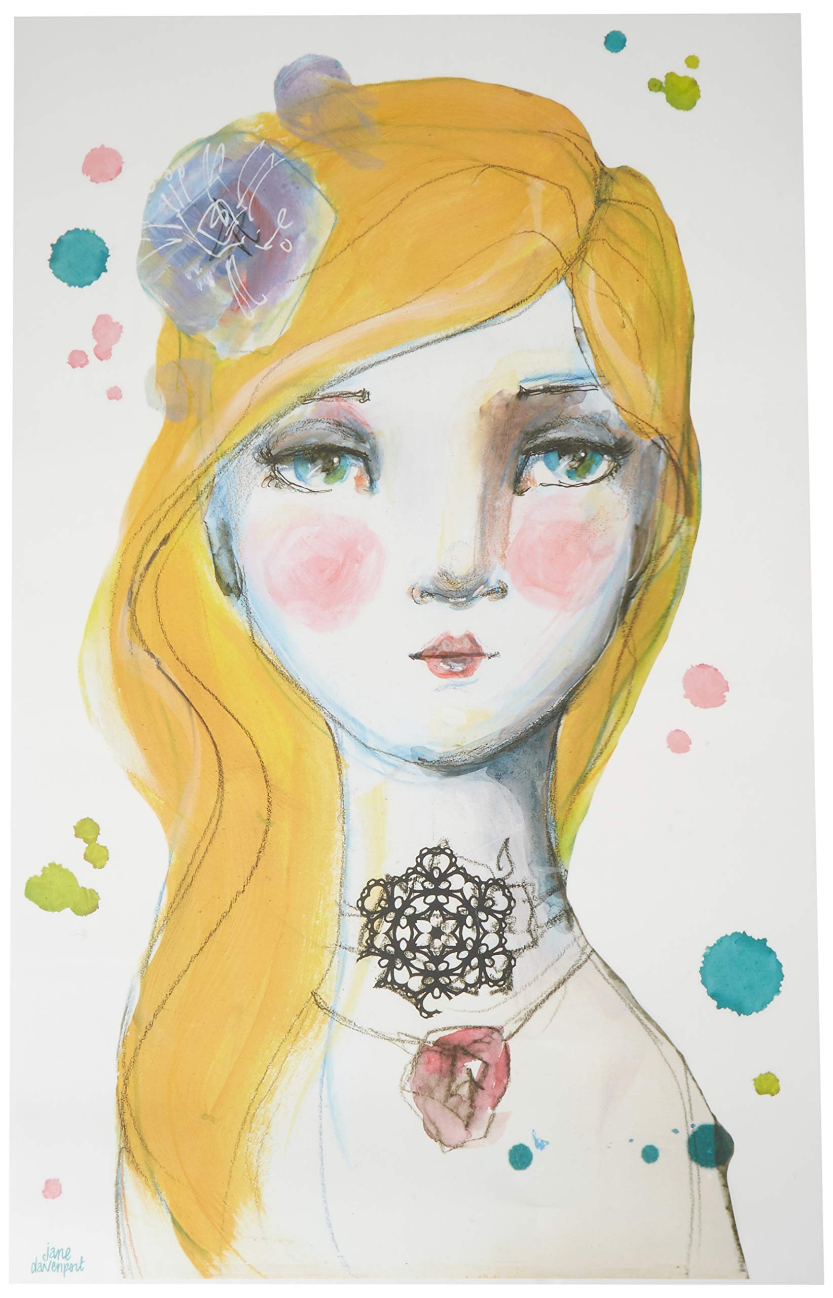 American Crafts Jane Davenport MM2 Jumbo Rub-On