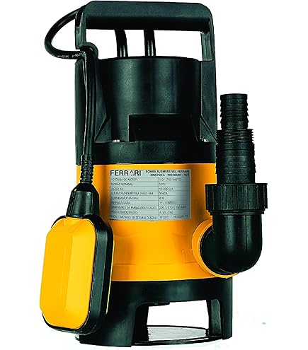 Bomba Submersível Ferrari Zxw750a-premium 1cv 127v Ferrari Amarelo