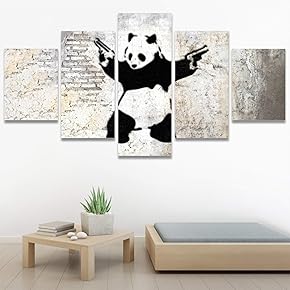 SIGNWIN 5 Panel Canvas Wall Art Stick