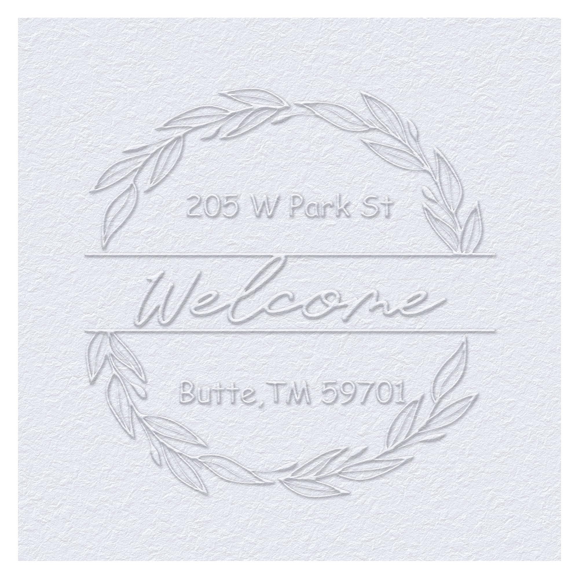 OFCCUSTOM Wedding Embosser Personalized Name Date