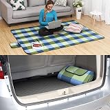 SONGMICS Picnic Blanket 195 x 150 cm Waterproof Backing GCM50C view 6