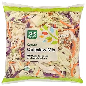 365 by Whole Foods Market, Organic Produce - Packaged Vegetables, Coleslaw Mix, 12 oz