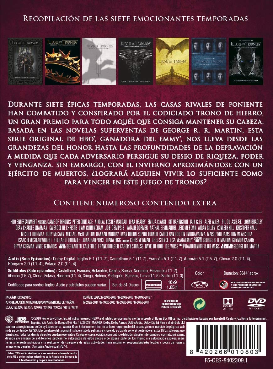 amazon prime juego de tronos