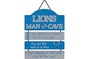 FOCO NFL Mancave Team Logo Man Cave Hanging Wall Sign