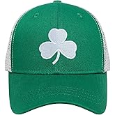 St Patricks Day Hat for Men Women Gifts Saint Pattys Costume Clover Baseball Cap Green