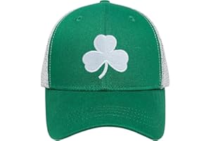 IORTY RTTY St Patricks Day Hat for Men Women Gifts Saint Pattys Costume Clover Baseball Cap Green