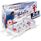 Top Shelf Powerplay 2 36" x 17" Table Games for Adults and Family - Board Game Table Hockey Games - Bubble Dome Rod Hockey Ta