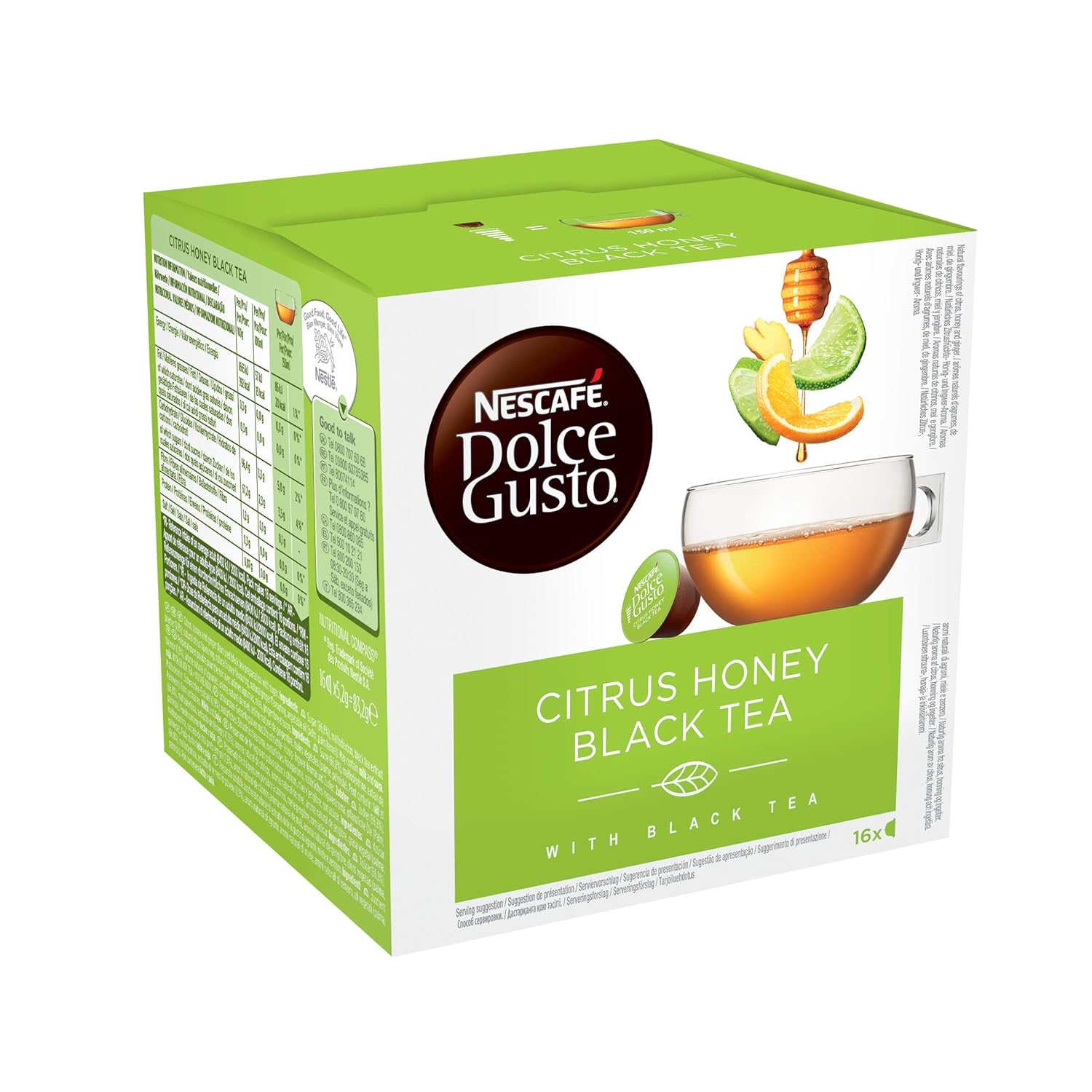 Dolce Gusto Citrus Honey Black Tea (16 coffee capsules) Amazon.co.uk