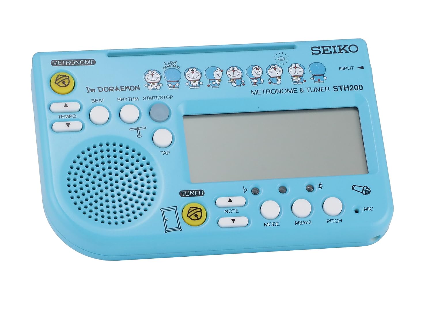 Amazon Seiko セイコー メトロノーム チューナー I M Doraemon ドラえもん ブルー Sth0drl チューナー 楽器 音響機器
