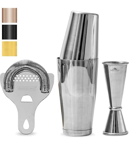 Amazon.com: Cocktail Kingdom® Leopold® Weighted Shaking Tin Set