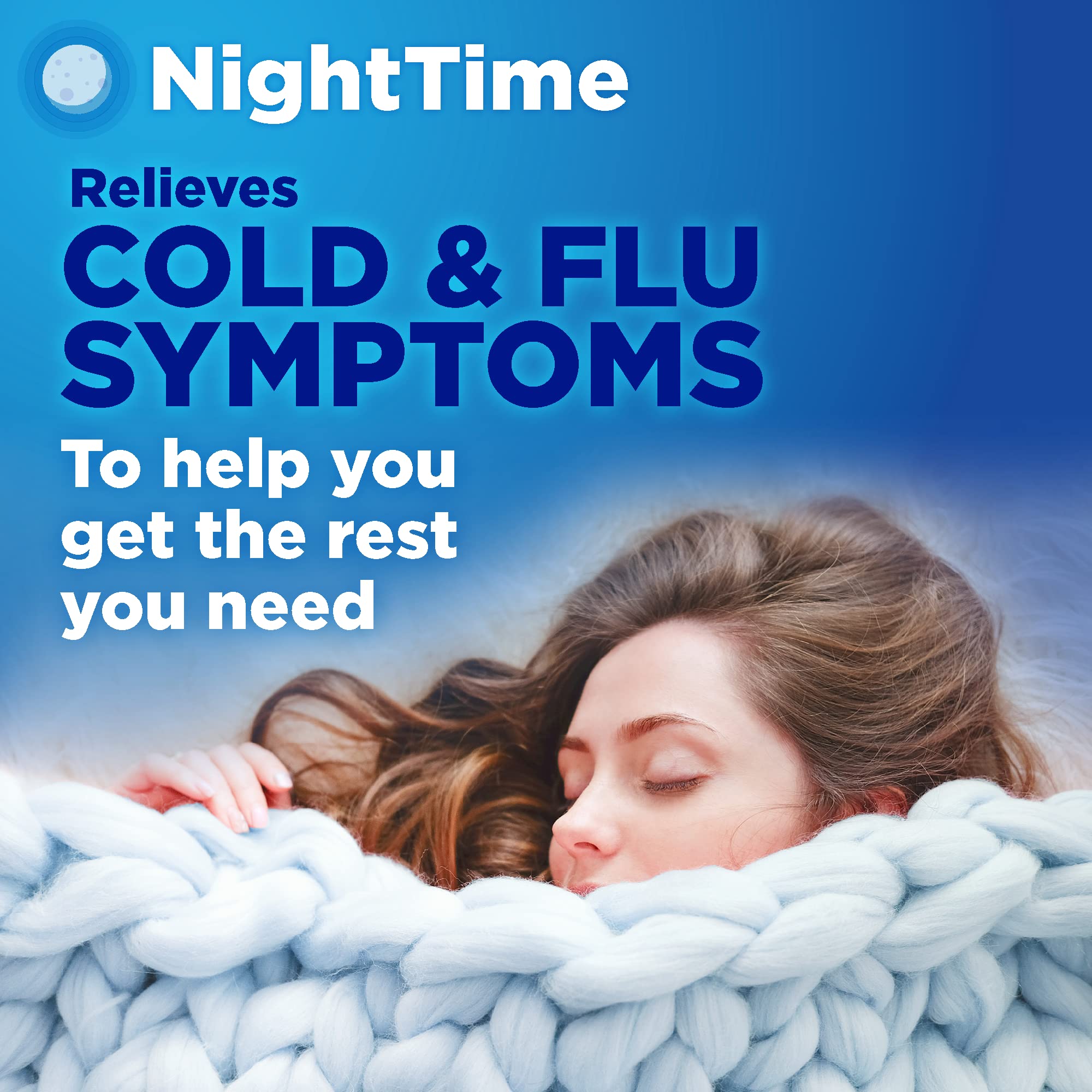 Amazon Basic Care Cold & Flu Relief MultiSymptom Daytime/Nighttime Combo Pack Softgels, 48