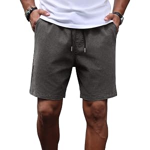 Sailwind Men's 7" Shorts Vintage Washed Elastic Waist Summer Short