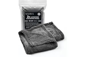 Microfiber Car Drying Towel 1300 GSM Double Twist Pile - Super Absorbent Auto Wash Towel for Cars Trucks SUV - Detailing Clea