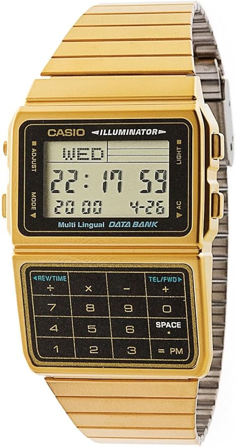real gold casio watch
