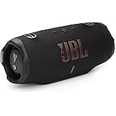 JBL Charge 6 Portable Bluetooth Speaker, Waterproof, Drop-Proof - Black | Long Battery Life Up To 28 Hours, Quick Charging, B