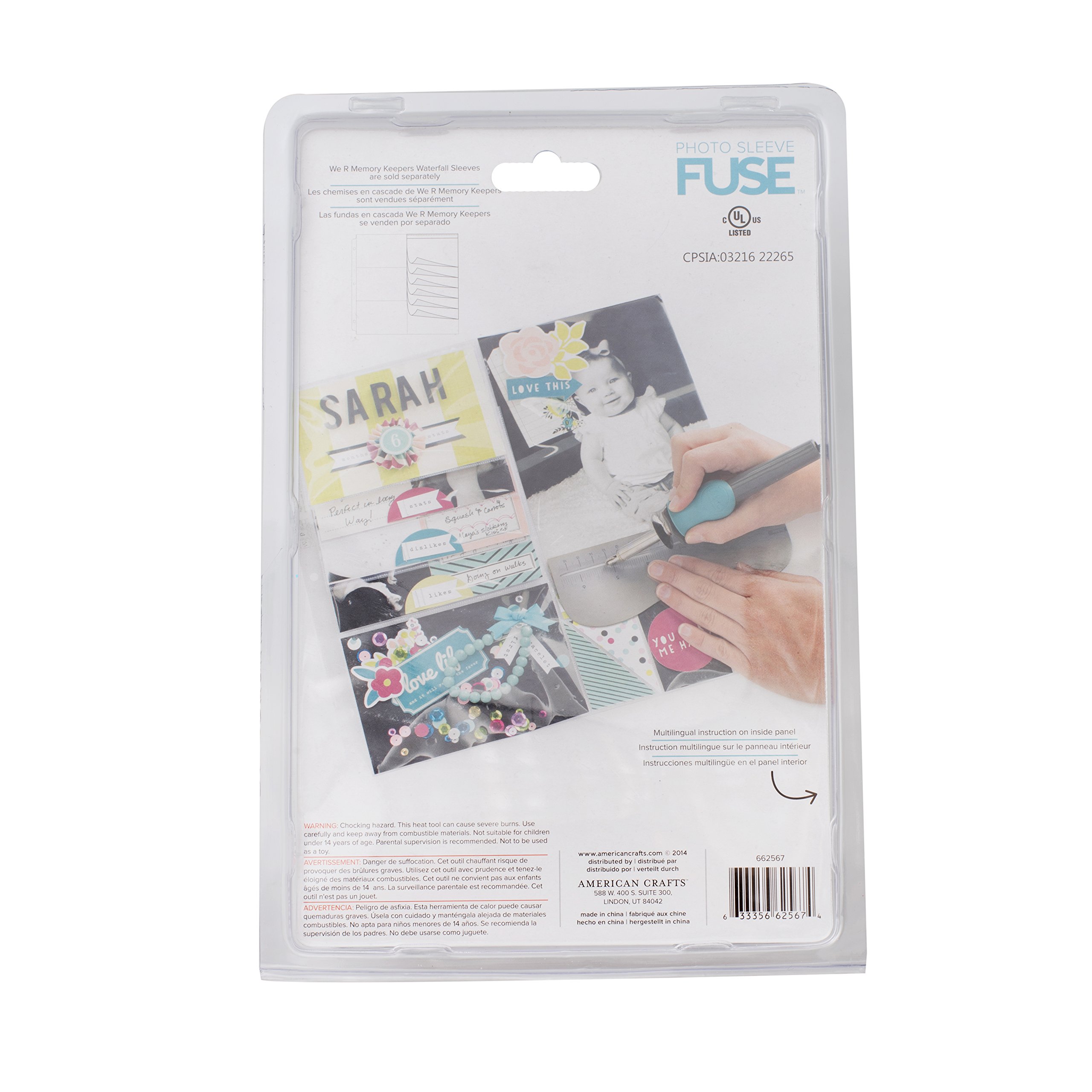Photo Sleeve Fuse Starter Kit by We R Memory Keepers Includes tool