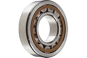 SKF NU 2206 ECP Cylindrical Roller Bearing, Straight Bore, Removable Inner Ring, High Capacity, Polyamide/Nylon Cage, Metric, Normal Clearance, 30mm Bore, 62mm OD, 20mm Width
