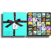 MarieBelle New York Chocolate Ganache Blue Box, 25 Pieces, Gourmet Assorted Flavors, Handmade Luxury Gift
