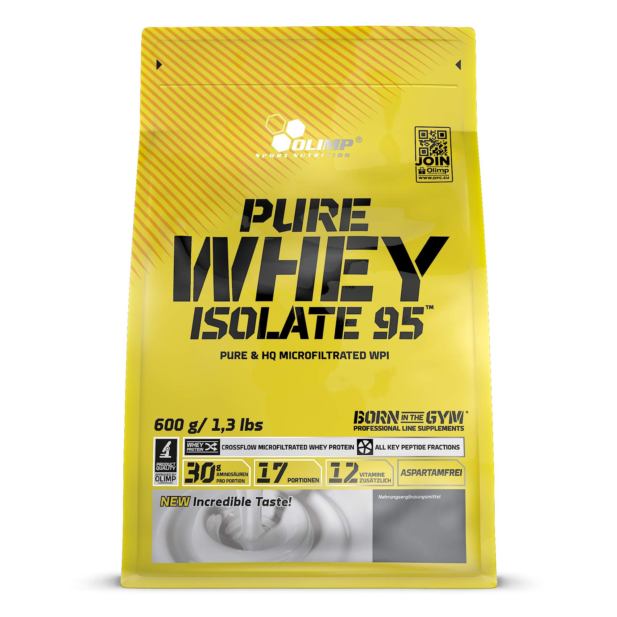 Olimp Labs Strawberry Pure Whey Isolate 95, 600g, 28439