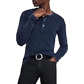 John Varvatos Men's Memphis Waffle Henley