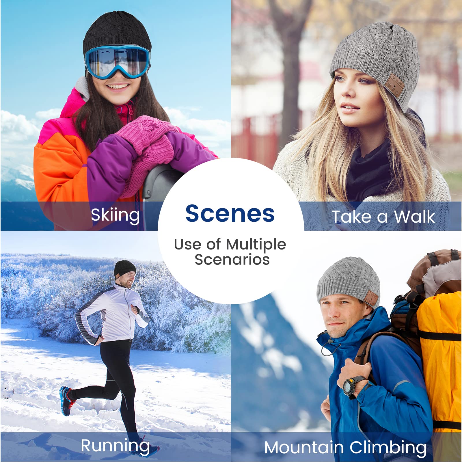 blueear Bluetooth Beanie Hat