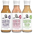 G Hughes Sugar Free, Salad Dressing Bundle - Gluten Free Salad Dressings, Low Carb Healthy Dressing - 12 Oz Bottles (3-Pack Balsamic, Raspberry, & Italian)