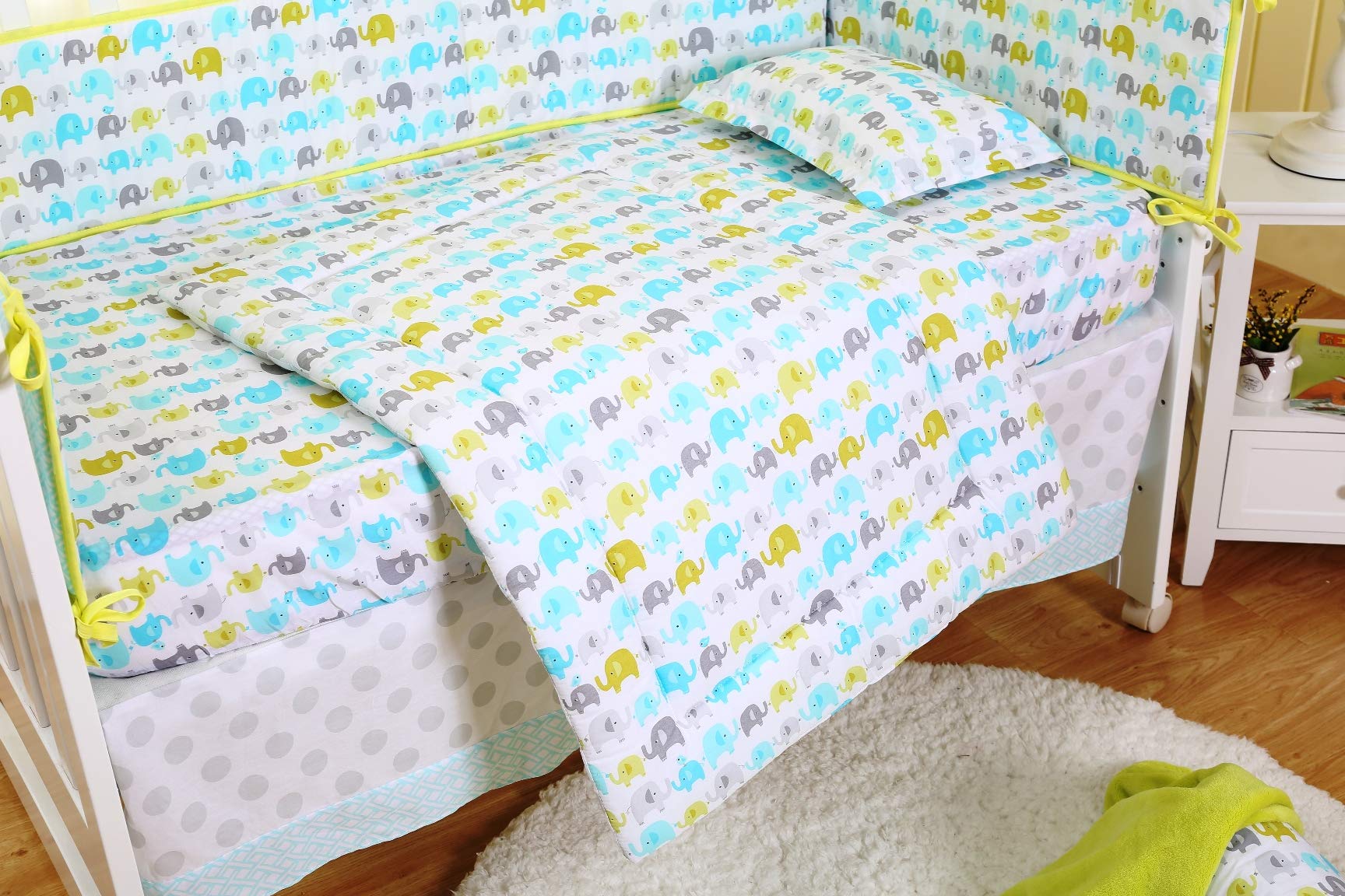 crib bedding sets with bumper pads