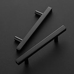 Ravinte Black Cabinet Handles 5 Pack 4 inch Matte