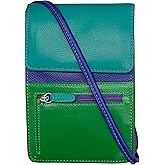 ili New York 6827 Genuine Leather Crossbody Organizer with RFID Blocking Lining | Genuine Leather, Organizer, RFID Blocking, Lining