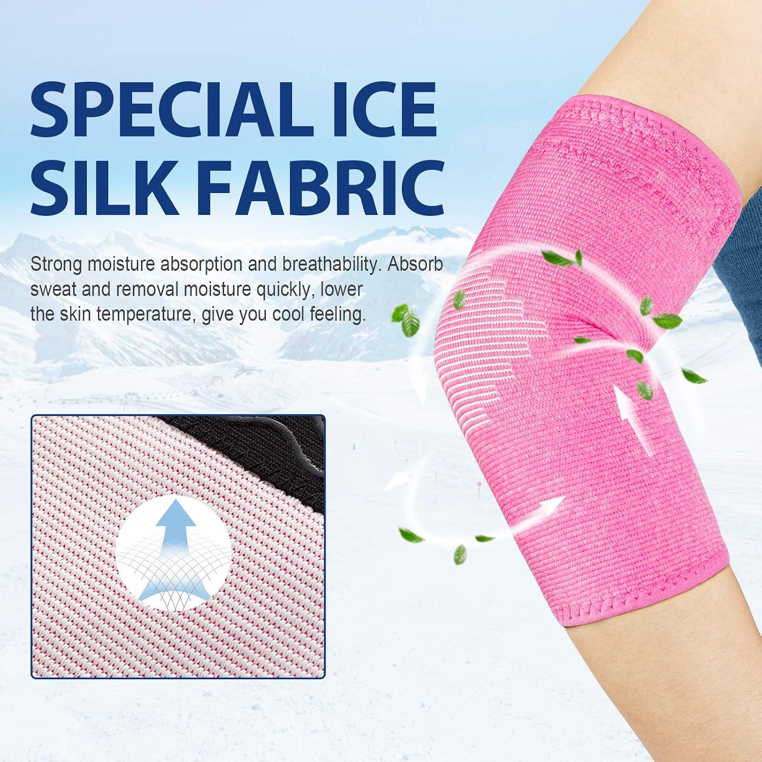 AVIDDA Elbow Support for Women (Single Sleeve), Antislip Elbow Compression Sleeves Elbow Brace, Relief from Tennis - Image 5