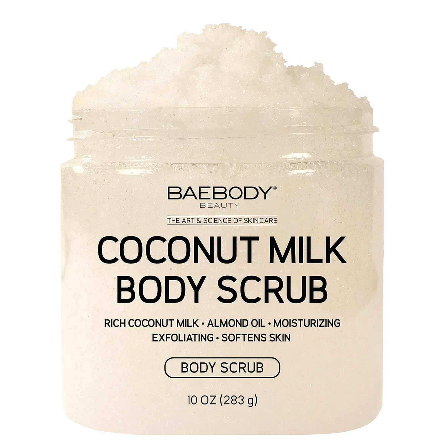 Baebody Coconut Milk Exfoliating & Moisturizing Body Scrub