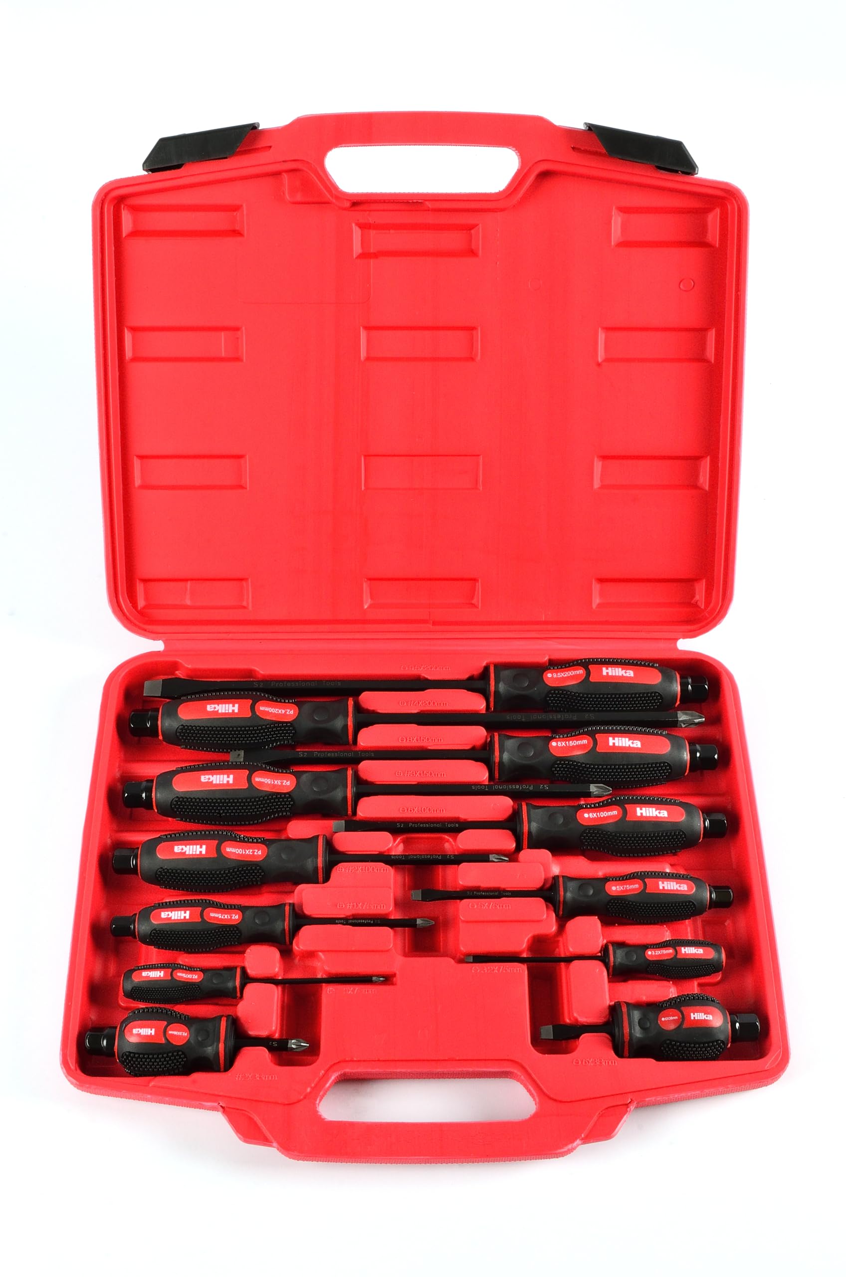Hilka 37999912 Pro Craft High Impact Screwdriver Set - Orange (12-Piece)