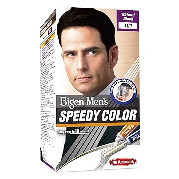 Bigen Men's Speedy Color, Natural Black 101, 80g