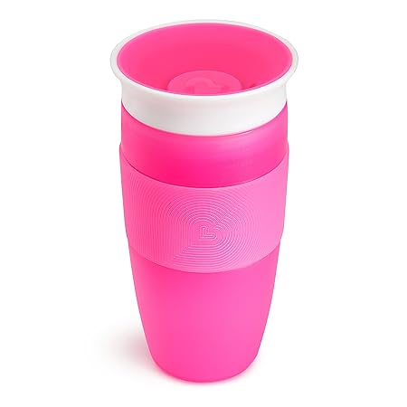 Munchkin Miracle 360 Sippy Cup, Pink, 14 Ounce