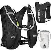 SEMSTY Running Hydration Vest 5L,Running Vest Pack with 1.5L Water Bladder,Lightweight Water Backpack for Hiking Running Cycling