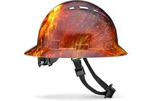 Acerpal Updated Full Brim Hard Hat, Vented, Padded, OSHA Type 1 Class C Construction Safety Approved Hardhats, Hard Hats for Men, 6 Point Ratchet Suspension, Cascos De Construccion Helmet.