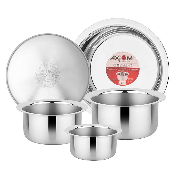 Buy AXIOM Stainless Steel TOPE Set of 5 BHAGONA. Gas & Induction Base