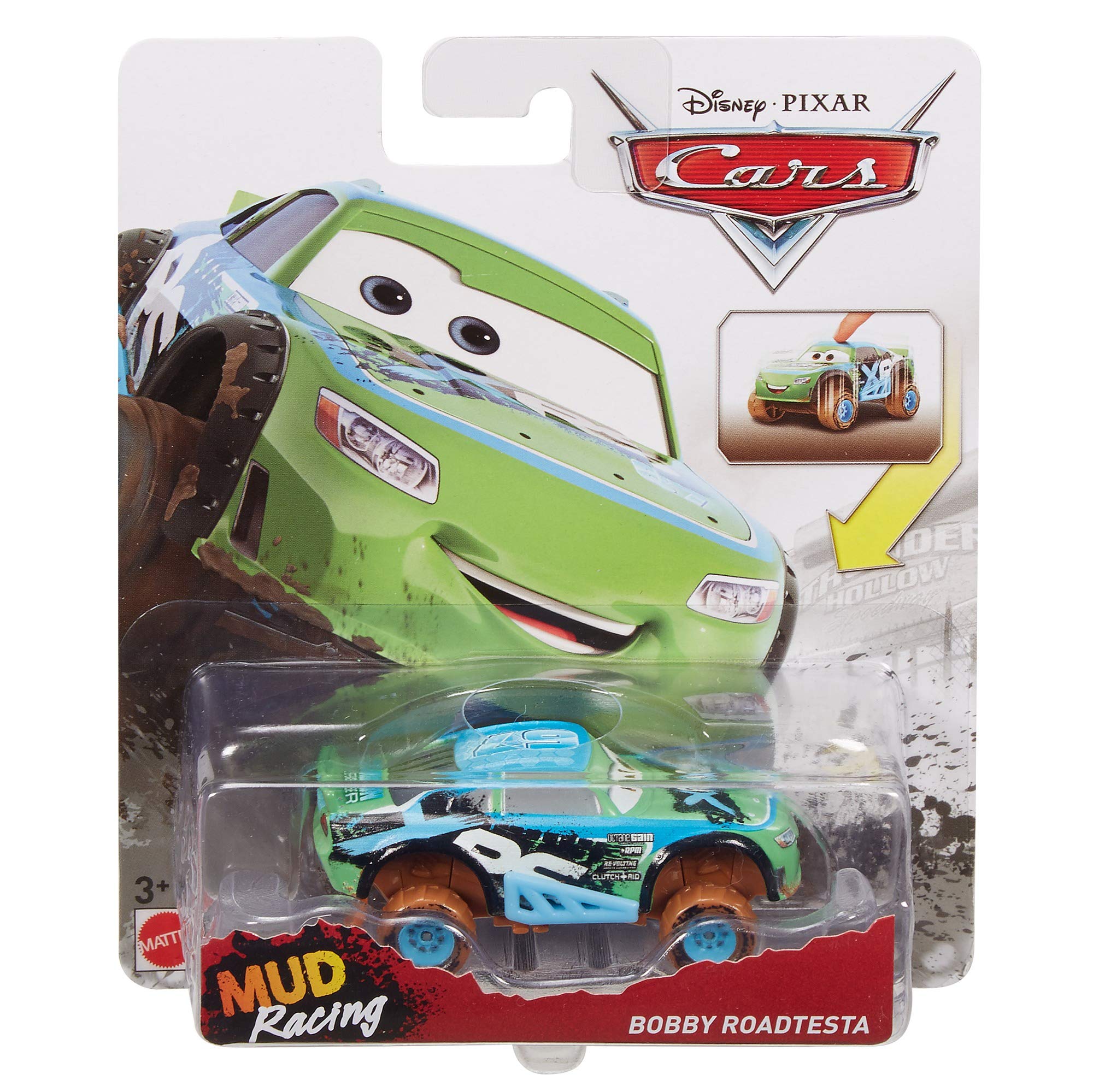 Disney Pixar Cars - Mud Racing Series - Bobby Roadtesta