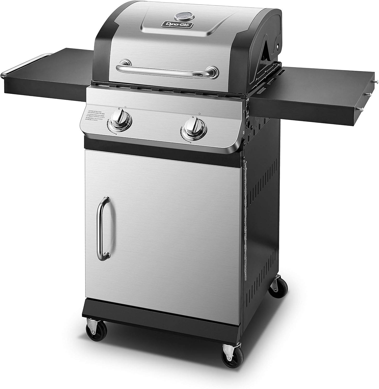 review Dyna-Glo DGP321SNP-D Premier 2 Burner Propane Gas Grill, Stainless