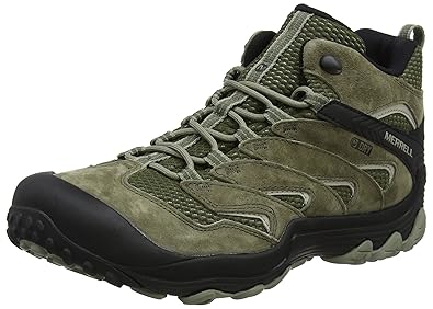 merrell men's chameleon 7 mid waterproof hiking boots