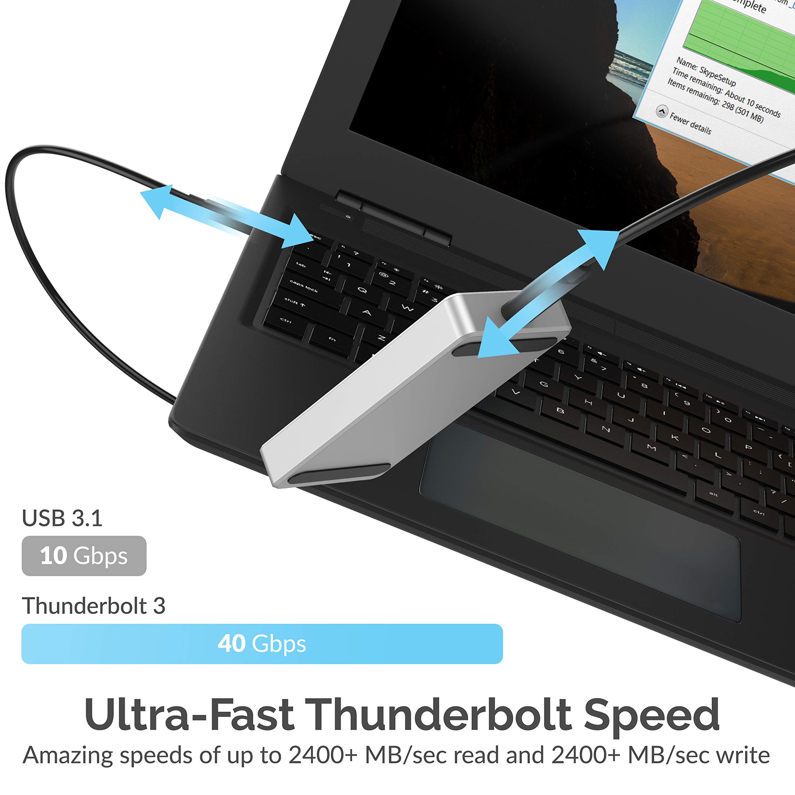 SABRENT Rocket XTRM 2TB Thunderbolt 3 External SSD (Up to 2400MBs/2400MBs R/W) (SB-XTRM-2TB)