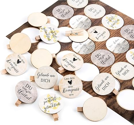 Logbuch Verlag 24 Spruche Klammern Motivation Statements Weisheiten Dekoklammern Verzierung Verpackung Motivationssticker Aufkleber Amazon De Burobedarf Schreibwaren