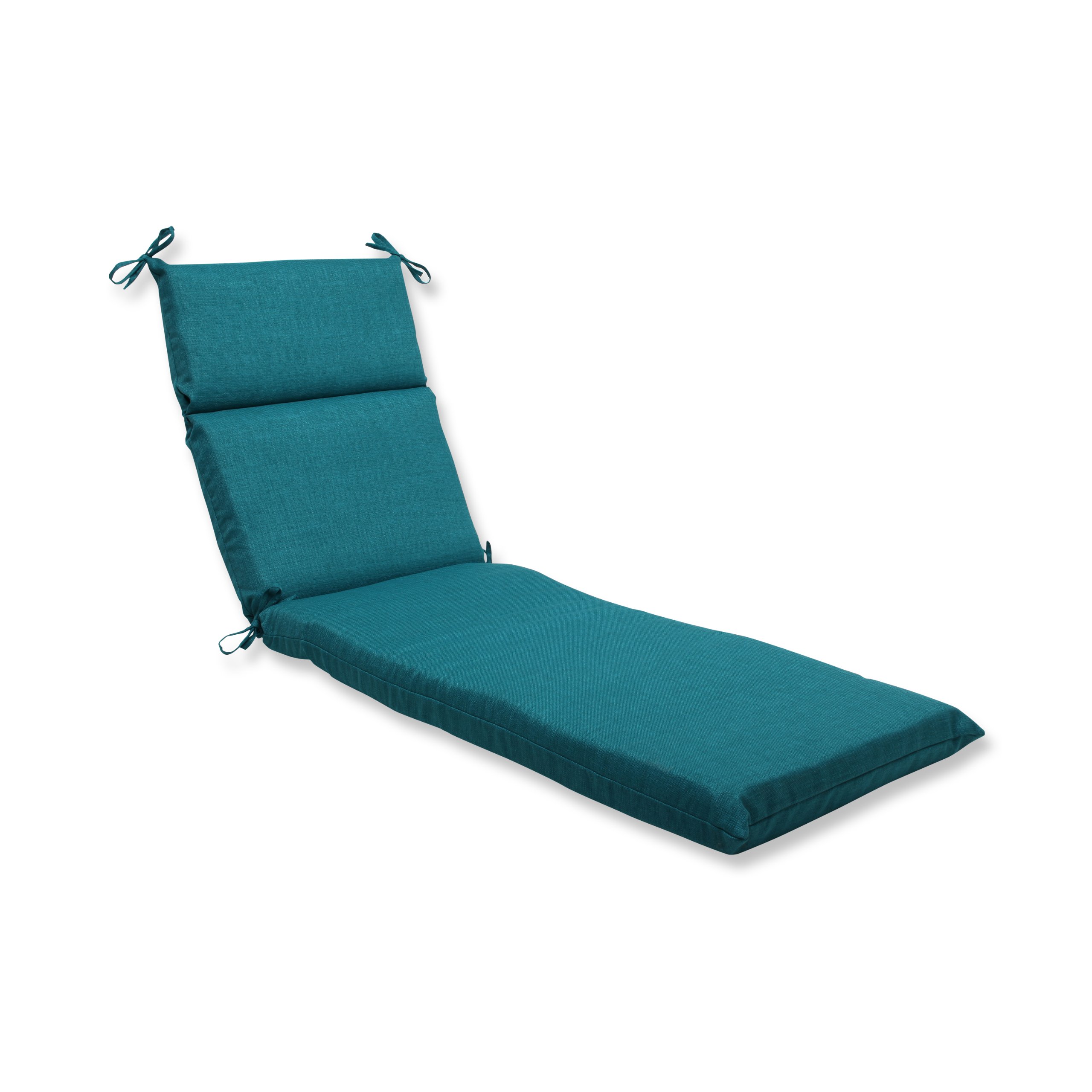 Pillow Perfect Outdoor Rave Teal Chaise Lounge Cushion