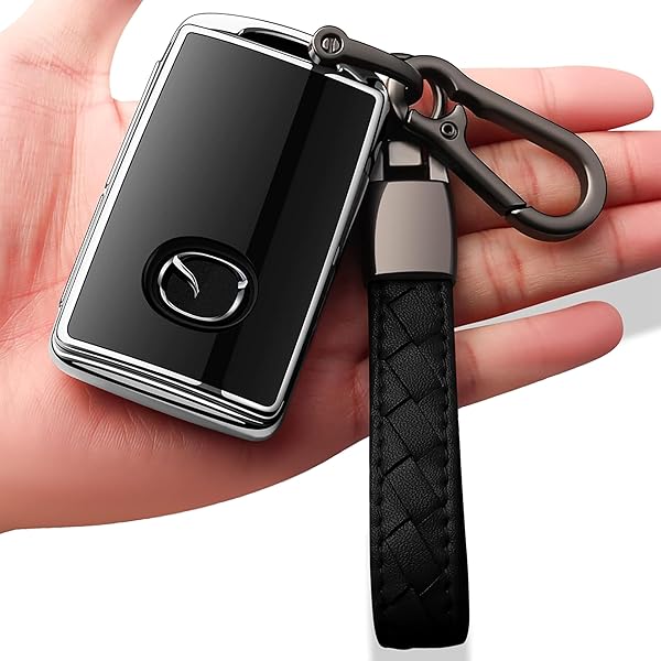 PIFOOG Mazda Key Fob Cover - TPU Case For CX5 CX9 3 6 CX3 MX-5 4 Button Keys