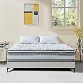 Naruchu King Mattress, 14 Inch King Size Hybrid Mattresses with Memory Foam and Individual Pocket Spring for Motion Isolation, Pressure Relief, Medium Firm Mattress in a Box, 76 * 80 * 14