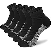 cuangya Ankle Socks Women Athletic Running Socks Hiking Cushioned 5-Pairs