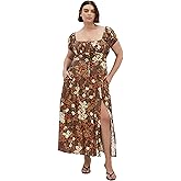 City Chic Women's Plus Size Dress - Abbie Print Maxi